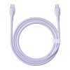 Pudding USB-C 100W 2m kabelis - violets