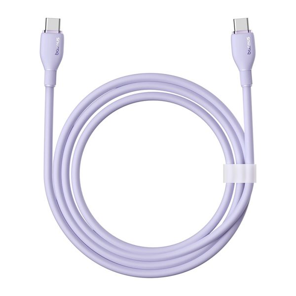 Pudding USB-C 100W 2m kabelis - violets