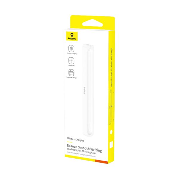 Baseus Smooth Writing Stylus uzlādes maciņš ar USB-C 3A kabeli 30 cm - balts