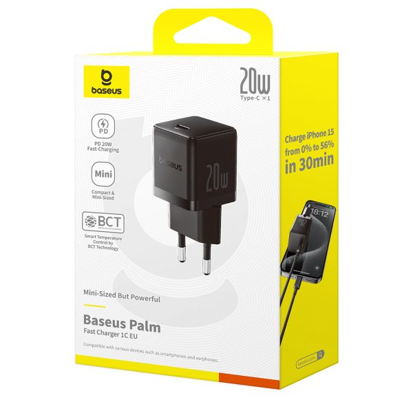 1030298-6-ladowarka-sieciowa-palm-20w-usb-c-czarna-baseus-hurtownia-dropshipping.jpg Palm 20W USB-C sienas lādētājs - melns
