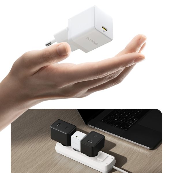 Palm 20W USB-C sienas lādētājs - balts