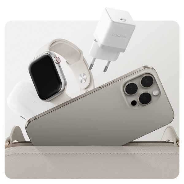 Palm 20W USB-C sienas lādētājs - balts