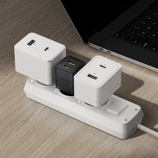 Palm 20W USB-C USB-A sienas lādētājs - melns