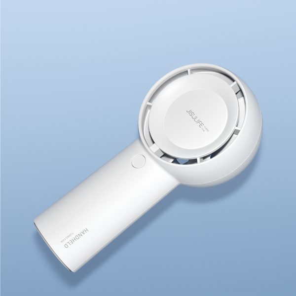 1030315-7-mini-wiatrak-wentylator-przenosny-usb-c-4000mah-jisulife-hurtownia-dropshipping.jpg Mini ventilators, pārnēsājams, USB-C, 4000mAh, balts