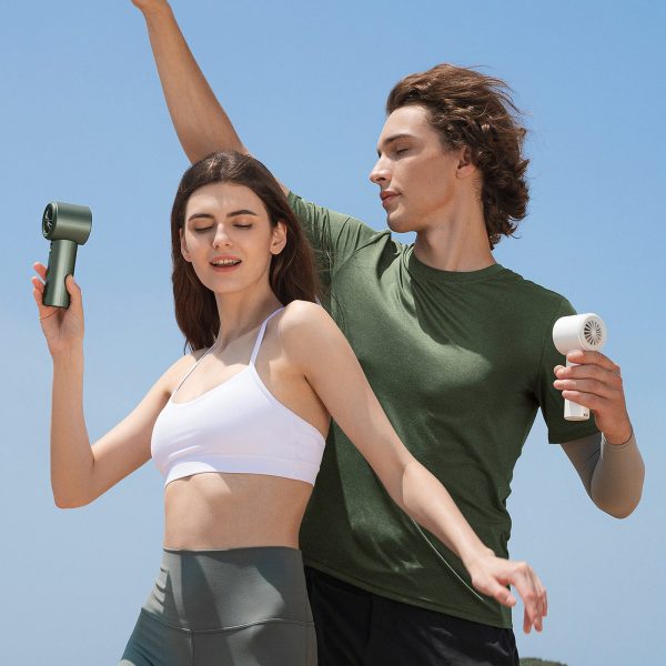 Mini portatīvais ventilators - 3600mAh - balts