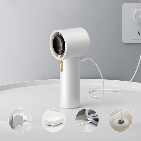 Mini portatīvais ventilators - 3600mAh - balts