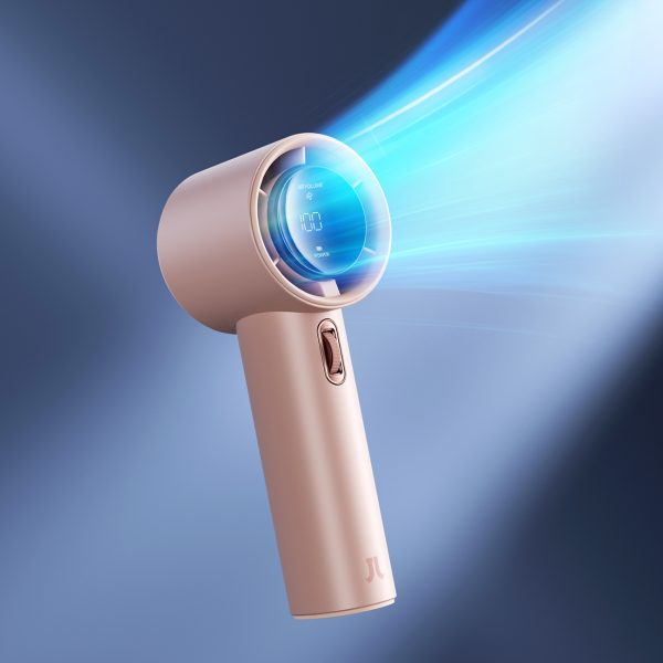 Mini portatīvais ventilators - 3600mAh - rozā