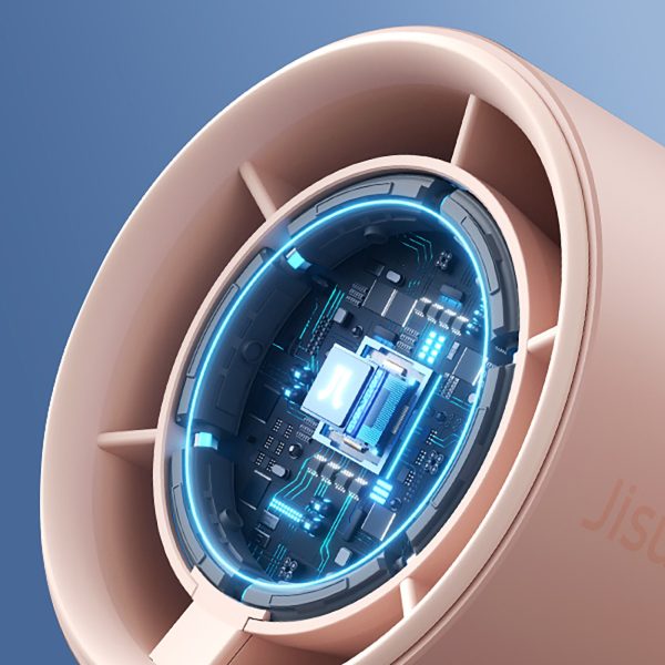 Mini portatīvais ventilators - 3600mAh - rozā