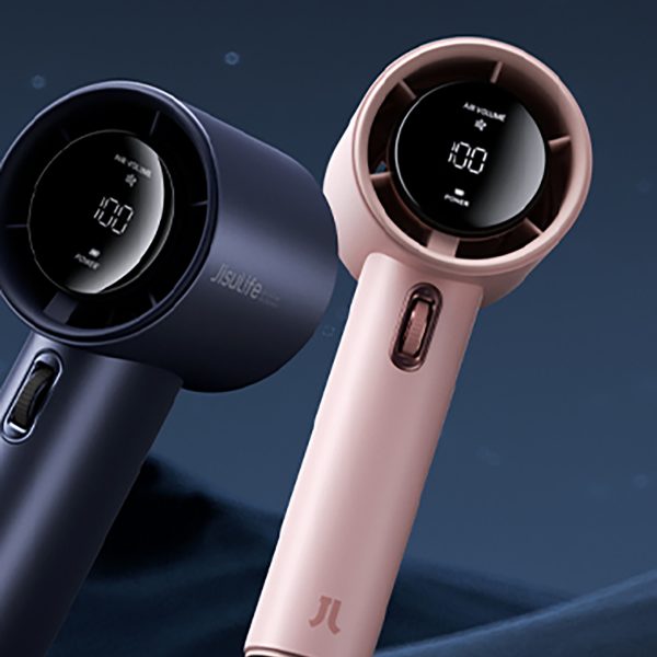 Mini portatīvais ventilators - 3600mAh - rozā