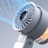 Mini rokas ventilators USB-C 5000mAh - pelēks