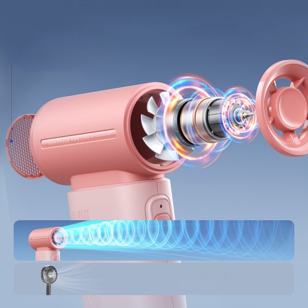 1030325-3-mini-dmuchawa-wiatrak-wentylator-przenosny-usb-c-5-jisulife-hurtownia-dropshipping.jpg Mini ventilators, pārnēsājams, USB-C, 5000mAh, rozā