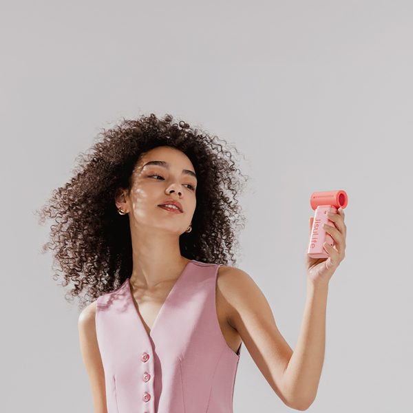 1030325-4-mini-dmuchawa-wiatrak-wentylator-przenosny-usb-c-5-jisulife-hurtownia-dropshipping.jpg Mini ventilators, pārnēsājams, USB-C, 5000mAh, rozā