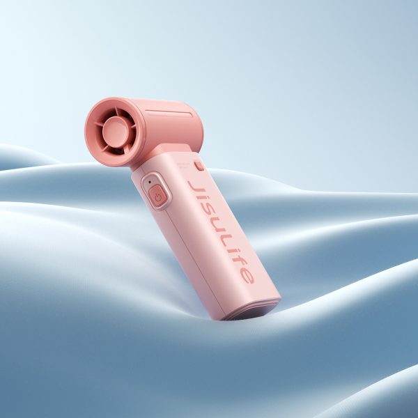 1030325-9-mini-dmuchawa-wiatrak-wentylator-przenosny-usb-c-5-jisulife-hurtownia-dropshipping.jpg Mini ventilators, pārnēsājams, USB-C, 5000mAh, rozā