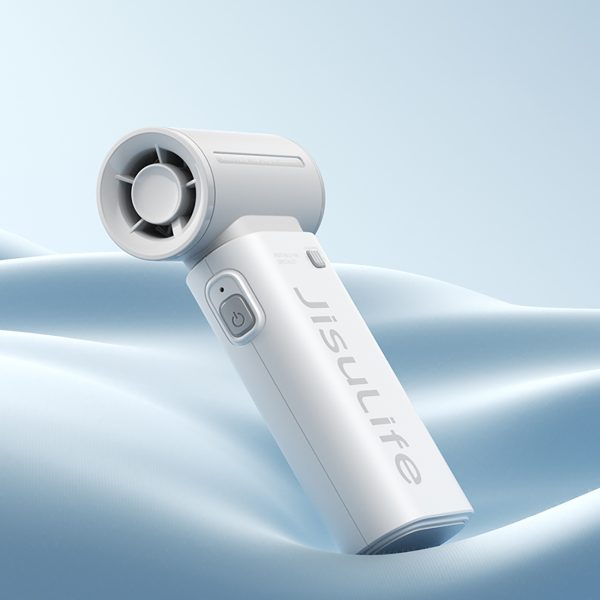 Mini ventilators, pārnēsājams, USB-C, 3600mAh, pelēks