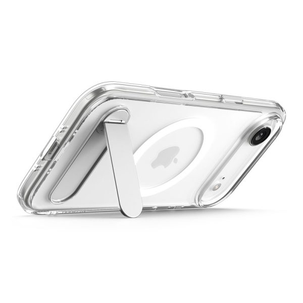 1030364-7-etui-ochronne-z-podstawka-na-iphone-17-air-ultra-spigen-hurtownia-dropshipping.jpg iPhone 17 Air Ultra Hybrid ''S'' MagSafe aizsargvāciņš ar statīvu — caurspīdīgs un balts
