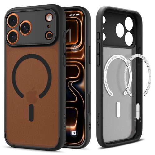 1030381-1-etui-case-ochronny-na-iphone-17-pro-ultra-hybrid-spigen-hurtownia-dropshipping.jpg iPhone 17 Pro Ultra Hybrid MagSafe aizsargvāciņš — melns