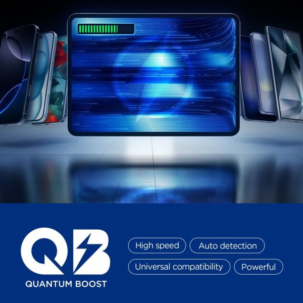 Powerbank 30000mAh 30W USB-A USB-C - melns