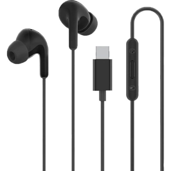 Xiaomi BHR8930GL USB-C vadu austiņas ar tālvadības pulti - melnas