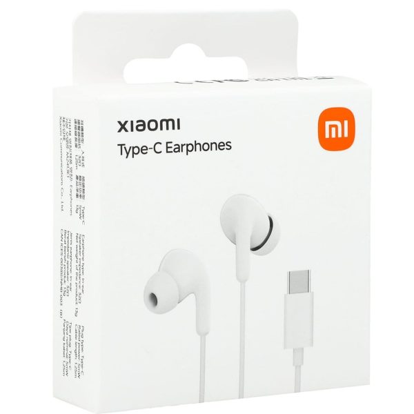 Xiaomi BHR8931GL USB-C vadu austiņas ar tālvadības pulti - baltas