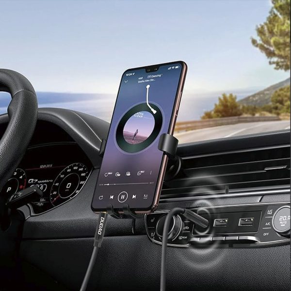 Stereo AUX mini ligzdas kabelis 3,5 mm 1 m - melns