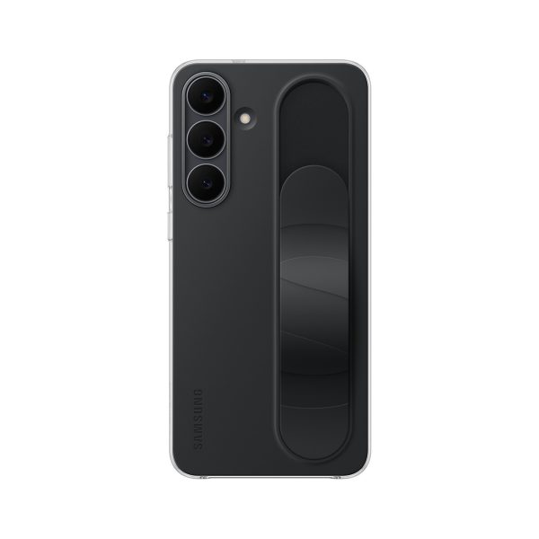 Samsung statīvs-tvēriena vāciņš Samsung Galaxy S25 FE tālrunim - melns