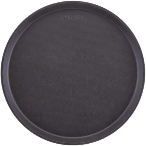 CAMBRO Camtread apaļa neslīdoša viesmīļa paplāte 35,5 cm - melna