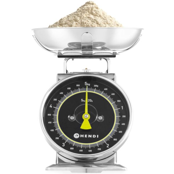 580042-5-hendi-waga-kuchenna-analogowa-5-kg-hurtownia-dropshipping.jpg Analogie virtuves svari ar 5 kg tērauda svēršanas pannu