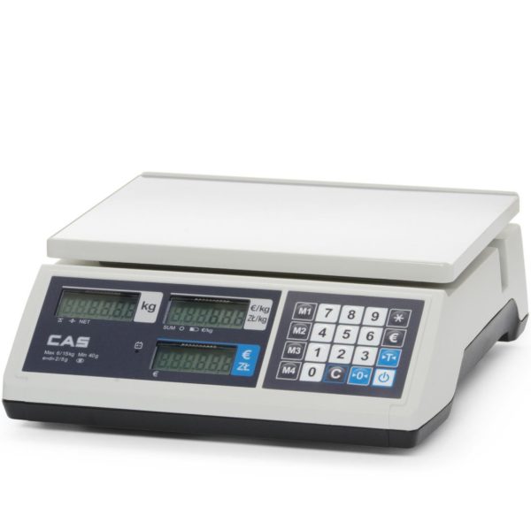 Komerciālie aprēķinu svari ar legalizāciju līdz 15 kg 290x209 mm