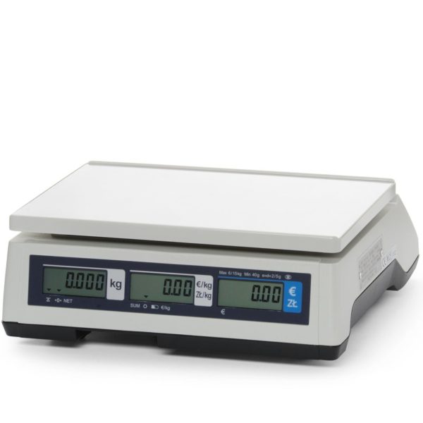 Komerciālie aprēķinu svari ar legalizāciju līdz 15 kg 290x209 mm