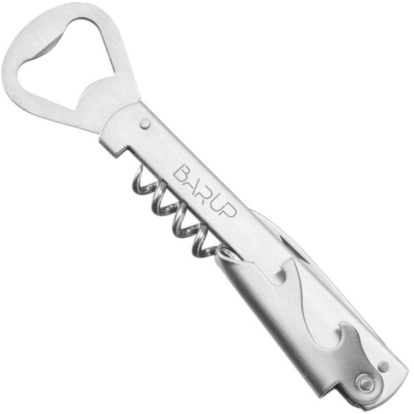 Viesmīļa pudeļu attaisāmais 4 vienā, nazis, korķuviļķis, garums 142 mm