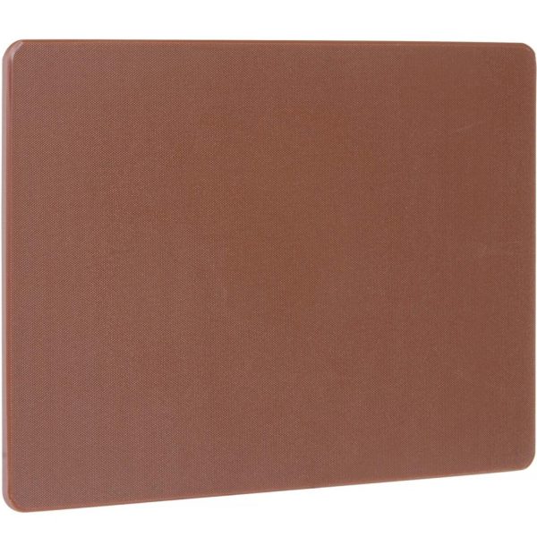 HACCP griešanas dēlis 450x300 mm - brūns