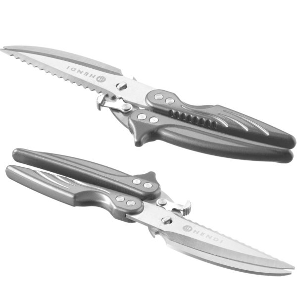 Gaļas un mājputnu šķēres, izvelkamas, garums 256 mm