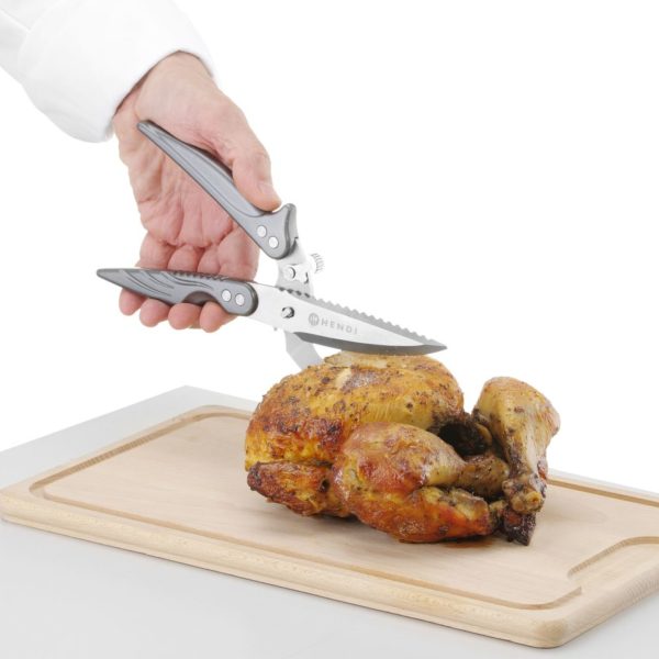 Gaļas un mājputnu šķēres, izvelkamas, garums 256 mm