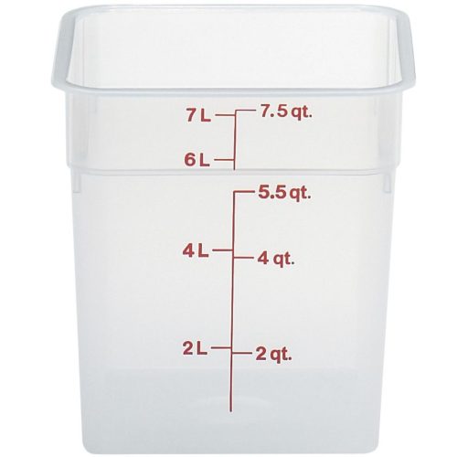 8sfspp190-1-hendi-pojemnik-spozywczy-camsquare-7-6-l-hurtownia-dropshipping.jpg CamSquare pārtikas trauks 7,6 l 215x215x230 mm - caurspīdīgs