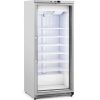 Saldētavas skapis, stikla saldētava, 7 plaukti, 580 l, 492 W - sudrabkrāsas