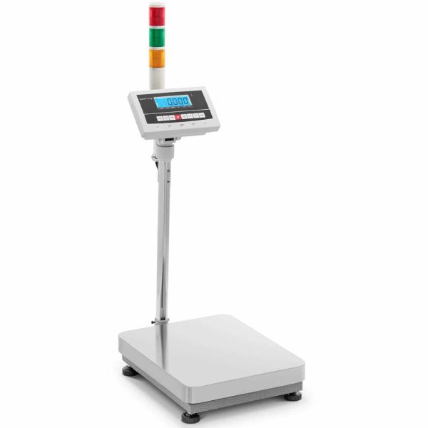 Noliktavas platformas svari ar LCD gaismas signāla kolonnu 150kg / 0.005kg