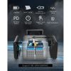 Pārnēsājama USB barošanas stacija 1,4 kW 1400 W 20 Ah DC 12 V AC 100–230 V