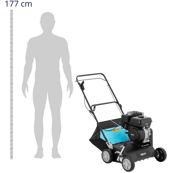 10090486-2.jpg 2 vienā benzīna skarifikators + zāliena sūnu tīrītājs 4,2 kW — IZPĀRDOŠANA