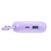 Powerbank 10000mAh Jelly Series 22.5W iPhone Lightning kabelis violets