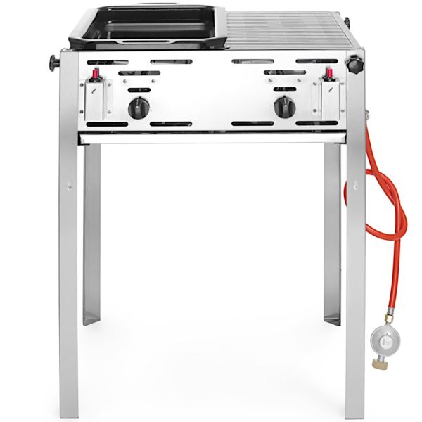 Gāzes grils ar dalītu režģi un paplāti MASTER MAXI 50/50 11kW