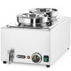 201473-1-hendi-bemar-elektryczny-podgrzewacz-do-zup-hurtownia-dropshipping.jpg Elektriskais zupas sildītājs Bain-marie ar traukiem 2 x 4 l 1000 W