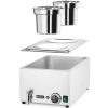 201473-5-hendi-bemar-elektryczny-podgrzewacz-do-zup-hurtownia-dropshipping.jpg Elektriskais zupas sildītājs Bain-marie ar traukiem 2 x 4 l 1000 W