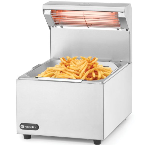 Frī kartupeļu sildītājs ar sildīšanas lampu GN 1/2 400 W