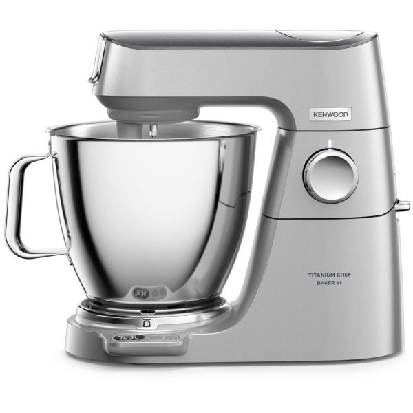 Titanium Chef Baker XL planetārais blenderis, 2 bļodas, 7 l, 5 l, 1200 W - sudrabkrāsas