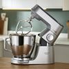 Titanium Chef Baker XL planetārais blenderis, 2 bļodas, 7 l, 5 l, 1200 W - sudrabkrāsas