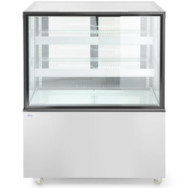 Aukstuma stikla vitrīna, 2 plaukti, 300 l, 480 W