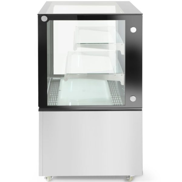 Aukstuma stikla vitrīna, 2 plaukti, 300 l, 480 W