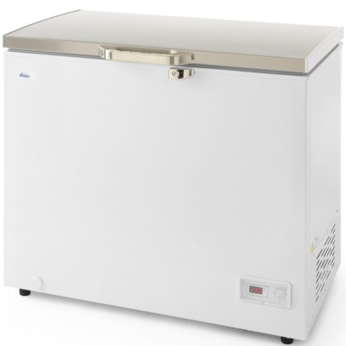 233856-1-hendi-zamrazarka-skrzyniowa-zamykana-na-klucz-hurtownia-dropshipping.jpg Noslēdzama saldētava ar LED apgaismojumu, 190 l, 120 W