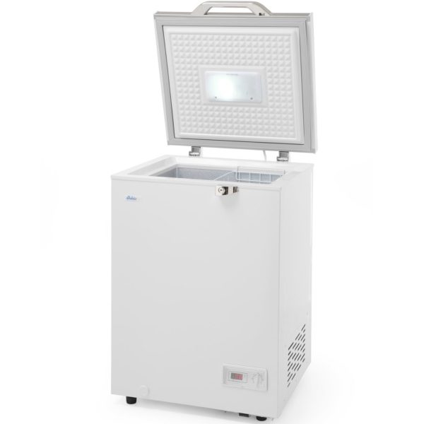 Noslēdzama saldētava ar LED apgaismojumu, 93 l, 105 W