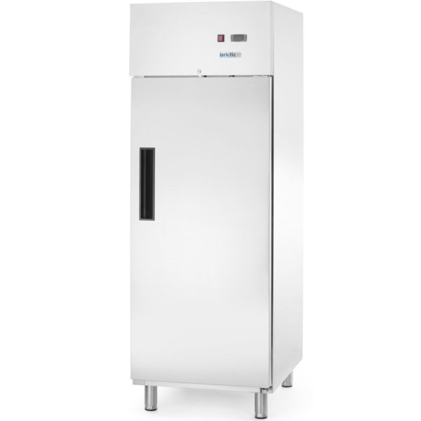 236673-2-hendi-szafa-chlodnicza-1-drzwiowa-4-polki-stal-hurtownia-dropshipping.jpg Aukstuma skapis, viendurvju ledusskapis, 4 plaukti, TĒRAUDS, GN 2/1, 465 l, 250 W